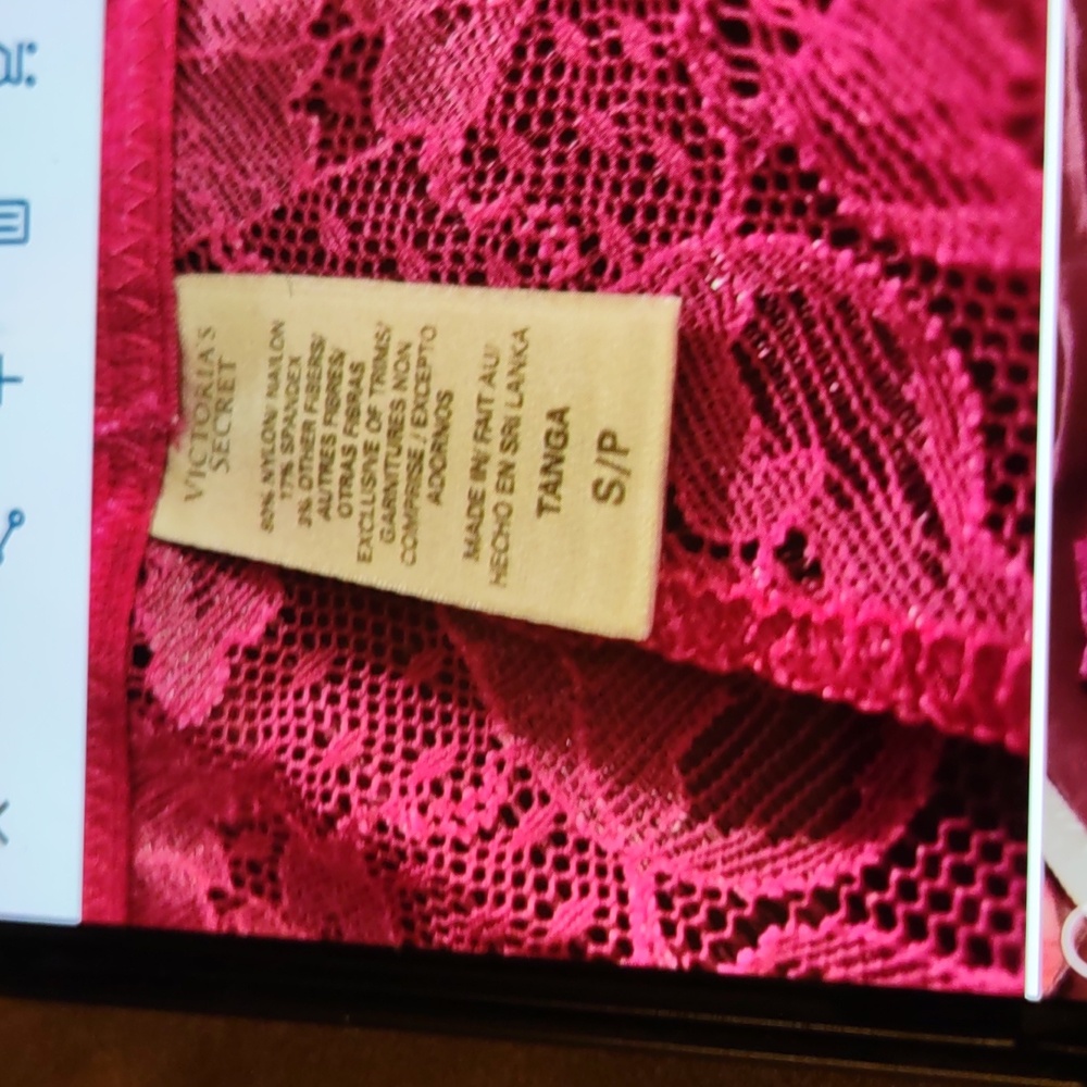 Victoria secret pantie pink small